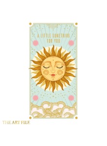 Поздравителна картичка - портмоне за пари "Нещо малко за теб - слънце"